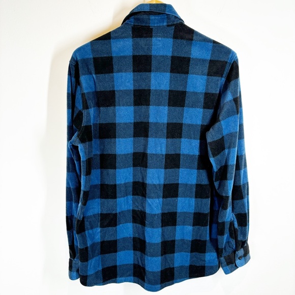 Wrangler Fleece Buffalo Check Plaid Button Down - Picture 5 of 5